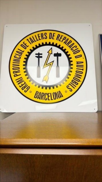 Ejemplo de placa gremial
